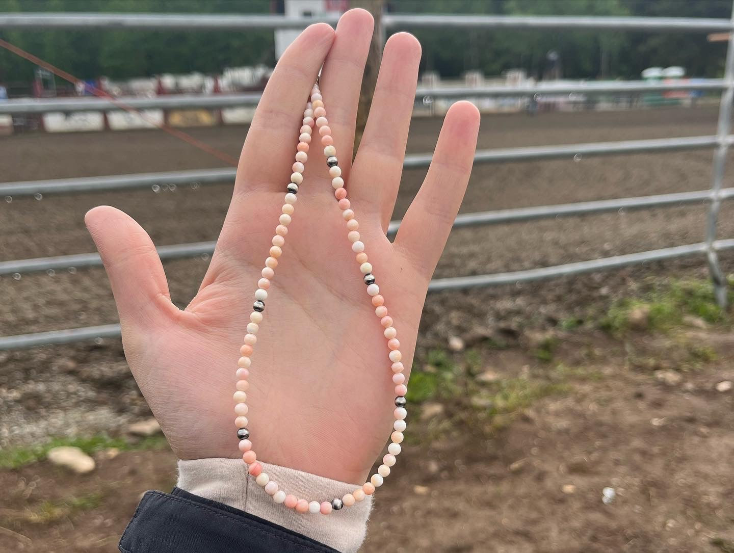 Pink Conch Choker